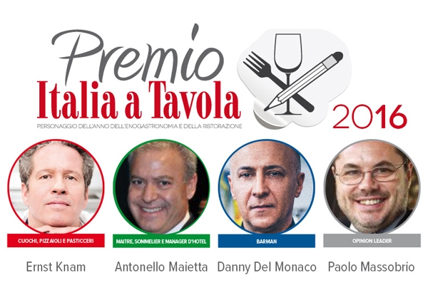 Vincitori Premio Italia a Tavola - Personaggio dell'anno 2016
