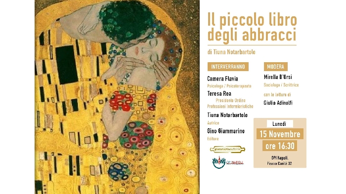 15/11 - OPI Napoli - Napoli - presentazione del libro "Il piccolo libro degli abbracci" di Tiuna Notarbartolo