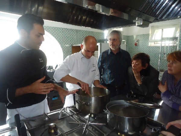 Show cooking a Villa Rizzo Resort and SPA