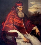 PapaPaolo III Farnese - Ritratto di Tiziano Vecellio