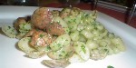 Gnocchetti al limone con vongole e calamaretti del Ristorante Il Poeta Vesuviano di Torre del Greco (Napoli)