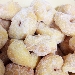 -Capriccio di cialda con frittelle alla zafferano servito con salsa all'inglese - -