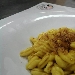 -Cavatelli alla zafferano con falsa bottarga di terra - -