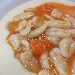 -Cavatelli con zucca serviti con crema di porro - -