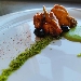 -Coniglio alla ligure con crema e polvere di piselli - -