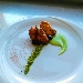 -Coniglio alla ligure con crema e polvere di piselli - -