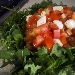 -Corona di rucola con insalata di pomodoro e bocconcini di bufala - -