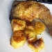 -Cosciotto di pollo al forno con patate - -