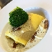 -Crespelle all'ortolana  con salsa ai funghi  - -