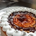 -Crostata al cioccolato e vaniglia con meringa dorata - -