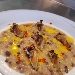 -Fregola ai carciofi con cremoso di burrata e salsa allo zafferano - -