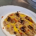 -Fregola ai carciofi con cremoso di burrata e salsa allo zafferano - -