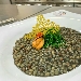-Fregola al nero di seppia con salicornia  - -