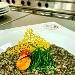 -Fregola al nero di seppia con salicornia - -