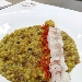 -Fregola castagne e zafferano con anguilla affumicata del Sulcis - -