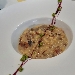 -Fregola sarda ai funghi con pepite di piselli e riduzione al carignano DOC - -