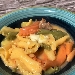 -Gigli tricolori con zuppa di patate e scamozza affumicata - -