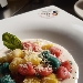 -Gnocchi di patate arlecchino con salsa al pecorino sardo - -