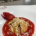 -Guazzetto di fragola con pancake e cioccolato bianco - -