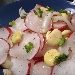 -Insalata di ravanelli, finocchi e lupini del campano - -