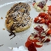 -Mini Pancakes con cioccofragole - -