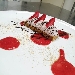-Mousse di fragola con bisquit cheesecake - -