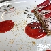 -Mousse di fragola con bisquit cheesecake - -