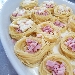 -Nidi di pasta al forno ai quattro formaggi con  prosciutto e mozzarella - -