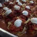 -Nidi di tagliatelle al rag� con ciliegine di bufala - -