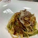 -Paglia e fieno con rag� bianco servito con demi-glace  - -