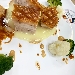 -Pancia di porchetto sardo con verdure cotte in cbt servita con schizzi di salse nobili - -