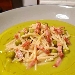 -Pasta e piselli con pancetta croccante - -