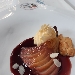 -Pere al vin br�l� con spuntone di crema alla strega - -