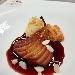 -Pere al vin br�l� con spuntone di crema alla strega - -