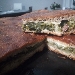 -Pizza integrale chiusa con scarole e salsiccia sarda - -
