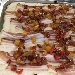-Pizza pancetta e peperoni in teglia - -