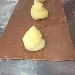 -Raviolo al cacao con ripieno di patate, pecorino e mentuccia sarda - -
