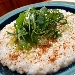 -Risottino sardo, mantecato con bufala e servito con polvere di bottarga - -