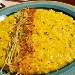 -Risotto alla curcuma con zucchine e mollica atturrata aromatizzata con acciuga - -