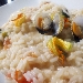 -Risotto alle arselle e fiori di zucca - -