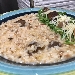 -Risotto con funghi misti e anguilla affumicata del sulcis - -