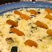 -Risotto con zucchine e vele di bottarga al lime - -