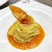-Tagliolini o tagliatelle con colatura di pomodoro addensata - -