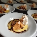 -Zuppetta di crema inglese con cupcake e meringa dorata - -