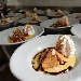 -Zuppetta di crema inglese con cupcake e meringa dorata - -