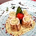 Cannolo di calamari con rucola e filadelfia - -