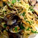 SPAGHETTI ALLA CHITARRA CON VONGOLE VERACI E CREMA DI ZUCCHINE - 