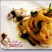 Fettuccine con totani, e funghi porcini - 