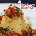 Timballetto di couscous con julienne di verdure al salto - 