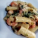 Rigatoni zucchine e gamberi - -